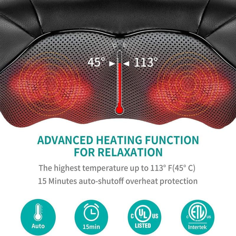 PulseRelief™ Shiatsu Back and Neck Massager